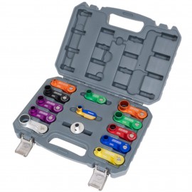 Lisle 39480 Spring Disconnect Set, 13-piece, aluminum-