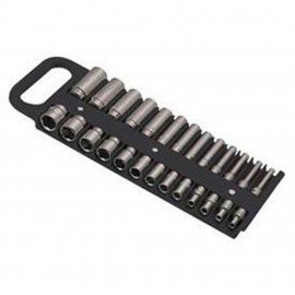 Lisle 40130 Magnetic Socket Holder, ¼", Black-