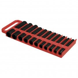 Lisle 40900 Magnetic Socket Holder, ½", Red-