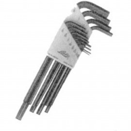 Lisle 42500 Hex Key Set, 0.05 to 5/16", long arm-