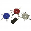 Lisle 57750 Wire Terminal Tool Kit, 3-piece, for GM and Ford applications-