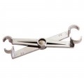 Lisle 63710 Scissor Disconnect, 5/16" x 3/8", low profile-