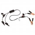 Lisle 64970 Parasitic Drain Tester, with in-line fuses and stacking banana connectors-