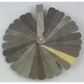 Lisle 68100 Feeler Gauge Set, 0.0015 to 0.035", 32 blades-