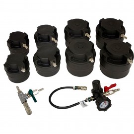 Lisle 69930 Turbo Air System Test Kit, with smoke adapter, for cars and light trucks-