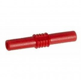 Lisle 82740 Multimeter Female-to-Female Connector, 4 mm Banana, Red-