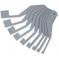 Lisle 83400 Truck Brake Lining Gauge Set, 9-piece-