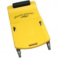 Lisle 93032 Creeper, Yellow, 4" wheels-