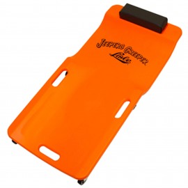 Lisle 93202 Plastic Creeper, low profile, neon orange-