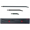 Lock Technologies LT1910PKF Punch Kit, 3-piece, 8 mm radius tips-