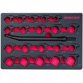 Lock Technologies LT1915FM Open End Crows Foot Set, SAE and metric, 20-piece-