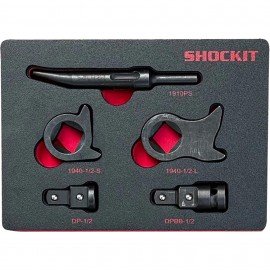 Lock Technologies LT1940-1/2F Driver Kit, 5-piece, ½"-