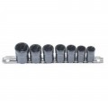 Lock Technologies LT4800 Twist Socket Oil Drain Plug Removal System, 3/8" Drive, 7-piece-