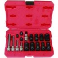 Lock Technologies LT4996 Brake Caliper Socket Kit, 17-piece-