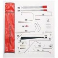 Lock Technologies LT500 Automotive Lock Out Kit, 14-piece-
