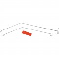 Lock Technologies LT-128 Rod Car Repair Kit, 3-piece, Zinc-Plated-
