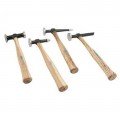 Martin Tools 694K Body and Fender Repair Tool Set, 4-piece, wood handles-