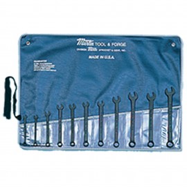 Martin Tools CB11KM Combination Wrench Set, 7 to 17 mm, 11-piece-