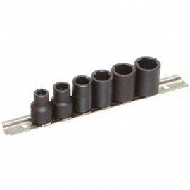 Martin Tools IB6K Impact Socket Set, 3/8" drive, 6-point-