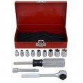 Martin Tools M12K Socket Set, 1/4" drive, fractional-