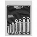 Martin Tools RB7K Ratcheting Box Wrench Set, 7-piece, fractional-