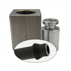 Mastercool 71099-TC GM Transmission Cooling Line Double-Flaring Die and Adapter Set, 3/8"-
