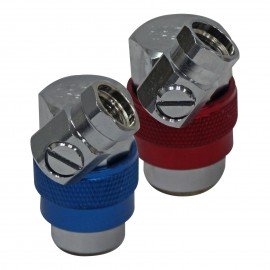 Mastercool 82214 High Side E-Z Snap Quick Coupler, R134a, 14 mm-F x 16 mm-