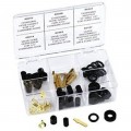 Mastercool 91334 Charging Adapter Repair Kit for charging hoses and adapters, 55 pieces-