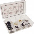 Mastercool 91334-A Charging Adapter Repair Kit with depressors, gaskets, and o-rings-