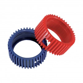 Mastercool 93553-E Gauge Protector Guard Set, red and blue, 2-1/2&amp;quot; (63 mm)-