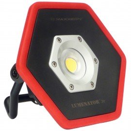 Maxxeon MXN05210 Workstar Lumenator Jr. Area Light, 1250 lm, Li-ion battery-
