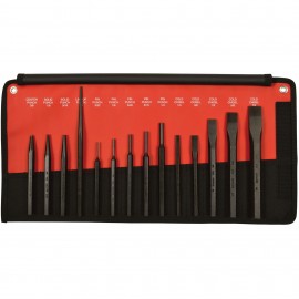 Mayhew Tools 61044 Punch and Chisel Set, 14-piece-