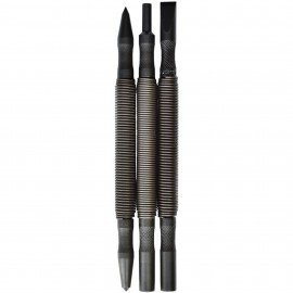 Mayhew Tools 89021 Punch and Chisel Set, 3-piece, spring-loaded-