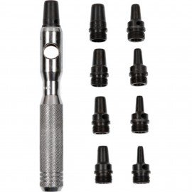 Mayhew Tools 66012 Hollow Punch Set, 10-Piece, fractional-