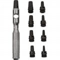 Mayhew Tools 66012 Hollow Punch Set, 10-Piece, fractional-