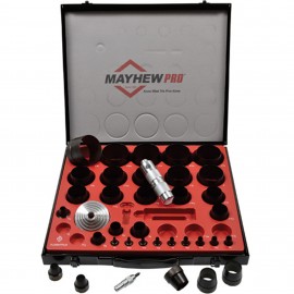 Mayhew Tools MY66016 Hollow Punch Set, Fractional, 36-piece-