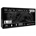 Microflex BD1004NPF Black Dragon Zero Series Nitrile Gloves, extra-large, 100-pack-