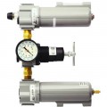 Milton 1102 Filter, Regulator, and Lubricator Trio, ½" NPT, 2 to 125 psi-