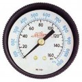 Milton 1190 Pressure Gauge, 0 to 60 psi, ¼" NPT center back mount-