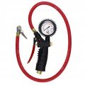 Milton 573A Analog Inflator Gauge, 0 to 160 psi, 36" hose-