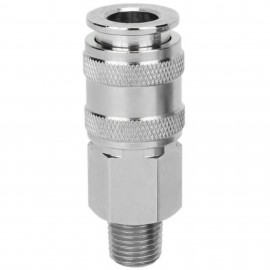 Milton 744 Quick-Connect Coupler, ¼" Male NPT, 5-in-1-