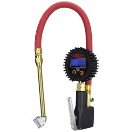 Milton S-530 Digital Inflator Gauge, 0 to 255 psi, dual head chuck-