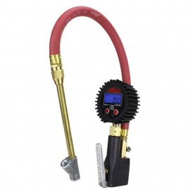 Milton S-531 Digital Inflator Gauge, 0 to 255 psi, Dual Head/Straight Foot-