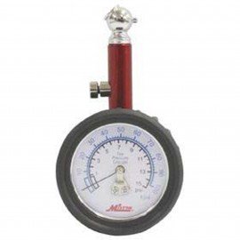 Milton S-931 Dial Tire Gage, 0 to 15 psi, 45 degree chuck-