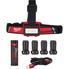 Milwaukee 2115-21 Low-Profile USB Headlamp, 600 lm-