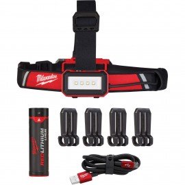 Milwaukee 2115-21 Low-Profile USB Headlamp, 600 lm-