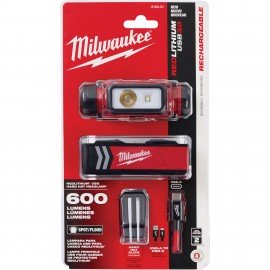 Milwaukee 2163-21 REDLITHIUM USB Hardhat Headlamp, 600 lm-