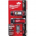 Milwaukee 2163-21 REDLITHIUM USB Hardhat Headlamp, 600 lm-