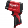 Milwaukee 2278-20 M12 Infrared Temp-Gun Thermometer, -22 to 1022°F (-30 to 550°C), 2:1 spot ratio-