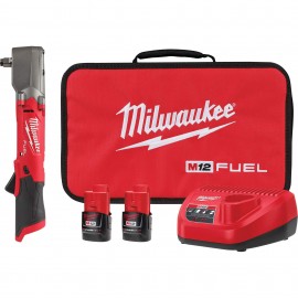 Milwaukee 2565-22 Right Angle Impact Wrench Kit, ½", pin detent-